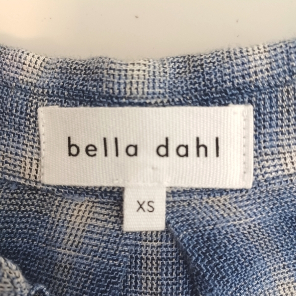 Bella Dahl Beachy Slit Back Plaid Button Down Front Shirt - Picture 11 of 13